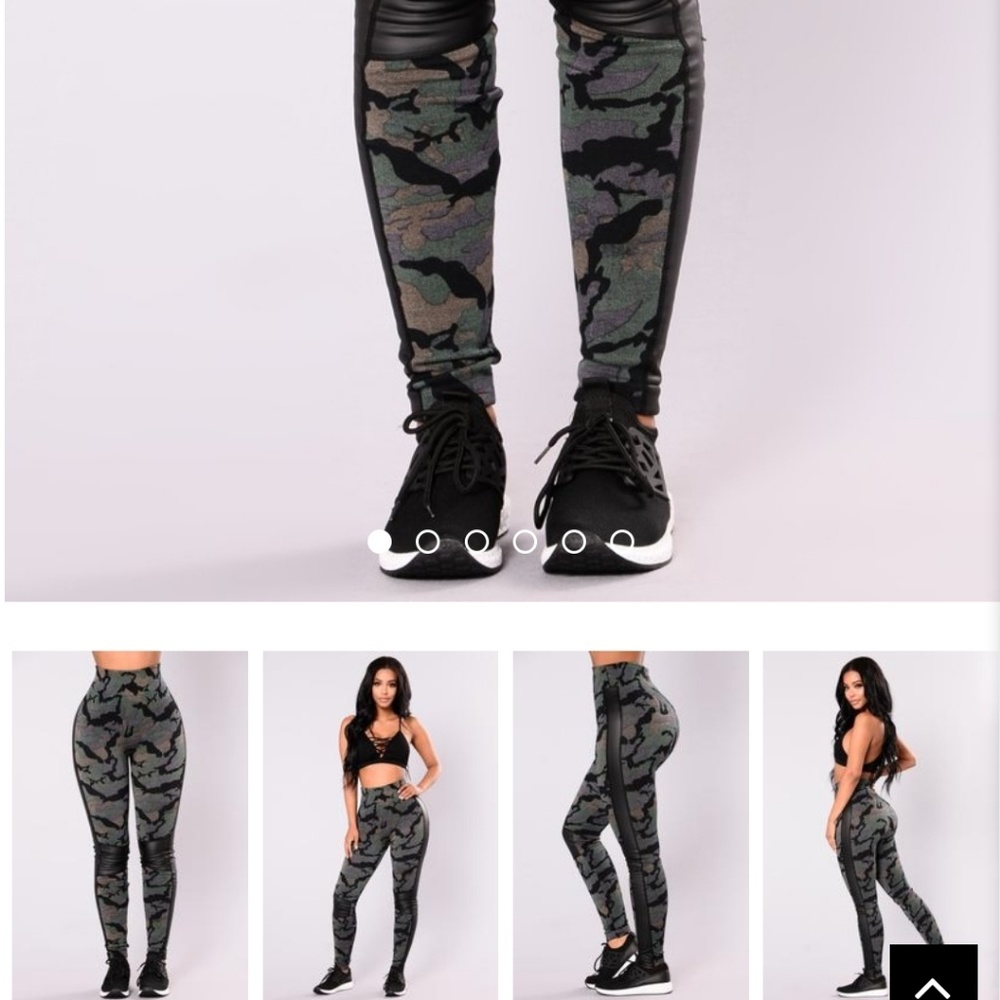 Fashion Nova High waisted camo leggings